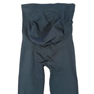 Blanqi Everyday Maternity‎ Belly Support Leggings Womens Large Blue Gray Pull On